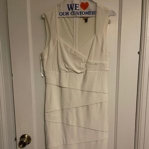 White House black market all white dress